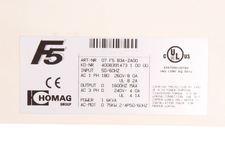 A0.F5.T04-0009 HOMAG 07F5B3A-ZA00 KORPUSAS