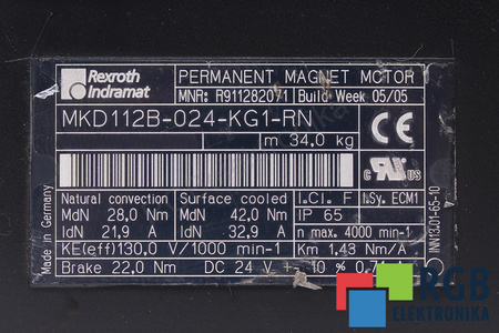 MKD112B-024-KG1-RN BOSCH REXROTH STATORIAUS