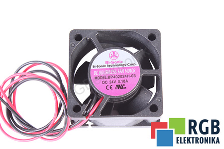 BP402024H-03 BI-SONIC 40X40X20MM, 24V, 0.18A VENTILIATORIUS