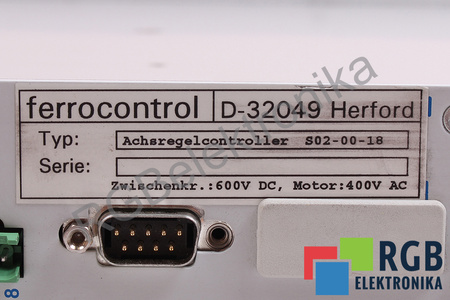 S02-00-18 FERROCONTROL ACHSREGELCONTROLLER