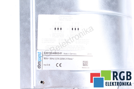 D2D133-AB02-01 EBM PAPST 400V, 0.225KW, 0.37A VENTILIATORIUS