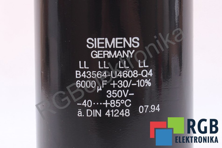 KONDENSATORIUS B43564-U4608-Q4 SIEMENS 6000UF, 350V