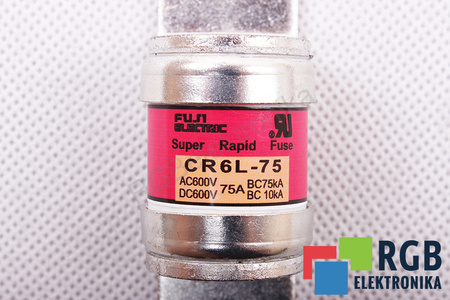 SAUGIKLIS CR6L-75 FUJI ELECTRIC BC75KA BC10KA AC600V DC600V 75A