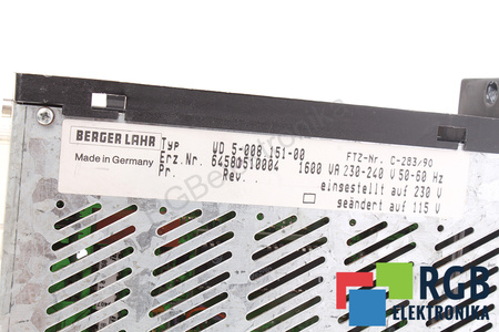 WD5-008.151-00 BERGER LAHR