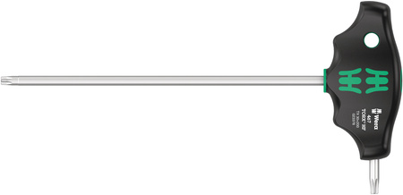 05023452001 WERA 467/7 TORX HF SET 1 T-FORMOS ATSUKTUVŲ RINKINYS TORX VARŽTAMS SU LAIKYMO FUNKCIJA, 7 DALIŲ