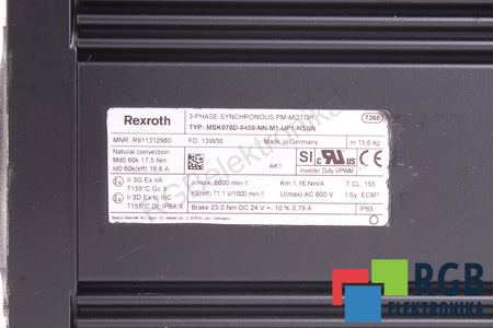 MSK070D-0450-NN-M1-UP1-NSNN BOSCH REXROTH R911312980