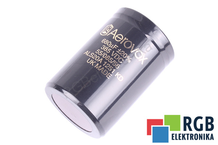 KONDENSATORIUS ALS20A1251KD AEROVOX 680UF, 385V