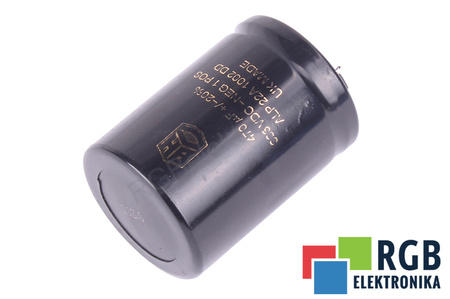 KONDENSATORIUS ALP22A1002DD BHC COMPONENTS LTD 470UF, 385V KONDENSATORIUS