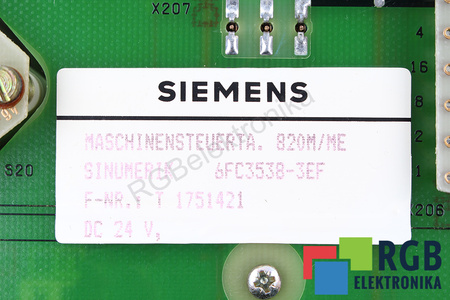 6FC3538-3EF SIEMENS SINUMERIK 820M/ME KLAVIATŪRA
