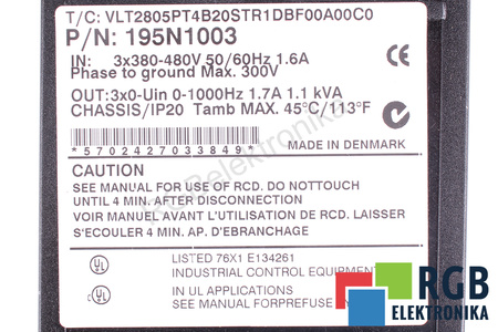 VLT2805PT4B20STR1DBF00A00C0 DANFOSS VLT2800