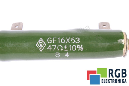 ATSPARUMAS GF16X63 RWI 47R 47OHM ATSPARUMAS