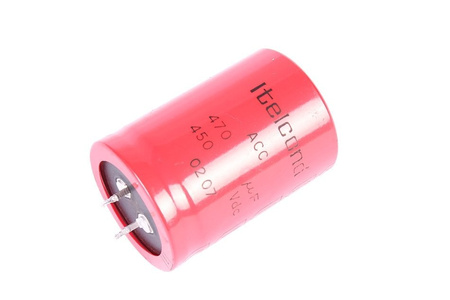 KONDENSATORIUS 470UF 450V ITELCOND KONDENSATORIUS