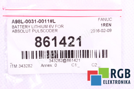 BR-AGCF2W PANASONIC A98L-0031-0011#L 6V AKUMULIATORIUS