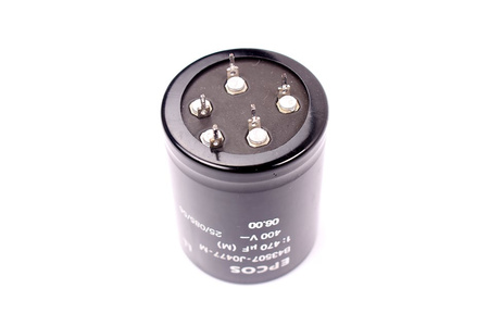 KONDENSATORIUS B43507-J0477-M EPCOS 470UF, 400VDC KONDENSATORIUS