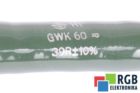 ATSPARUMAS GWK60 VISHAY 39R 39OHM
