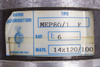MEP80/1 F GHIRRI MOTORIDUTTORI I=6 PAVARA