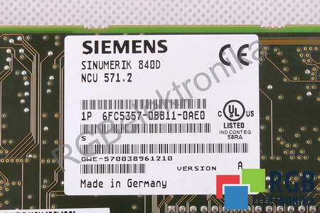 6FC5357-0BB11-0AE0 SIEMENS SINUMERIK 840D NCU571.2 VERSION A