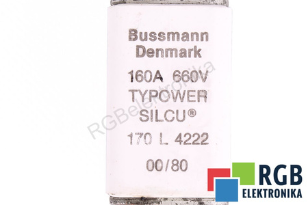 SAUGIKLIS 170L4222 BUSSMANN TYPOWER SILCU 160A, 660V