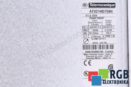 ATV21HD75N4 TELEMECANIQUE ALTIVAR 75KW