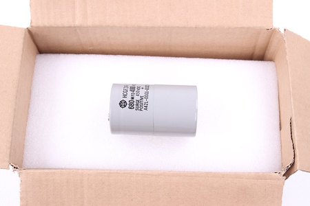 KONDENSATORIUS A42L-0001-0132/681 HITACHI HCGF2A 680UF, 400VDC KONDENSATORIUS