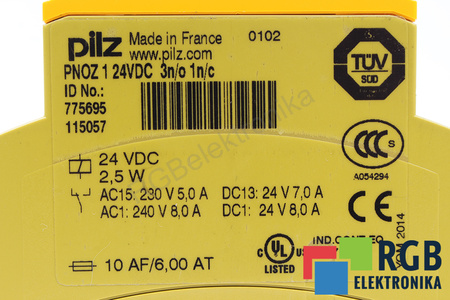 PNOZ1 PILZ 775695 SAUGOS RELĖ