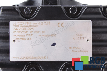 F27AQH100/4 SEW EURODRIVE I=16.28 PAVARA