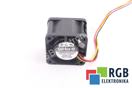 109P0424H316 SANYO DENKI SAN ACE 40 40X40X28MM, 24V VENTILIATORIUS