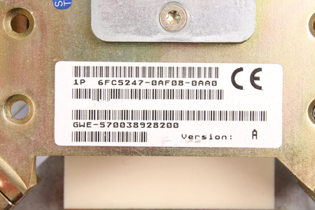 6FC5247-0AF08-0AA0 SIEMENS VERSION A DISKO DĖKLAS