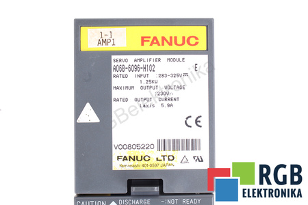 A06B-6096-H102 FANUC SERVO AMPLIFIER MODULE