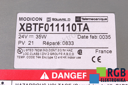 XBTF011110TA TELEMECANIQUE MODICON