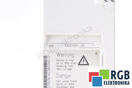 E82EV5512C LENZE DĖŽUTĖS PRIEKIS
