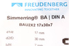17X30X7 FREUDENBERG BAU2X2 72 NBR 902 PAKAVIMAS