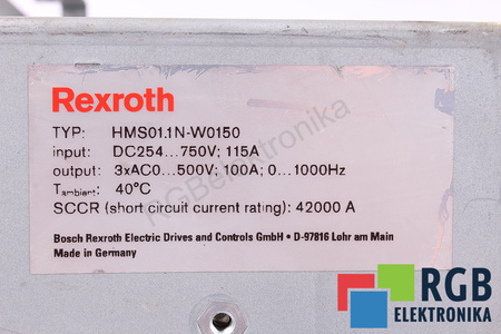 HMS01.1N-W0150-A-07-NNNN BOSCH REXROTH BE DANGTELIO