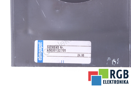 A5E00122755 SIEMENS VENTILIATORIAUS KIŠENĖ