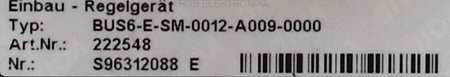 BUS6-E-SM-0012-A009-0000 BAUMÜLLER BUS 6E