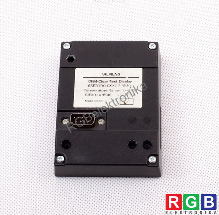 6SE3190-0XX87-8BF0 SIEMENS CLEAR TEXT DISPLAY VALDYMO IR VALDYMO PULTAS