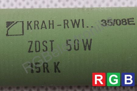 ATSPARUMAS ZDST50W KRAH-RWI 15RK 15OHM