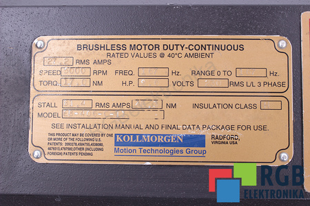 EB-406-C-11 KOLLMORGEN SEIDEL STATORIAUS