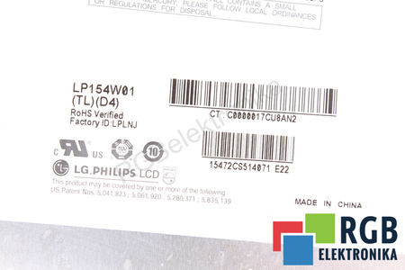 LP154W01 LG PHILIPS 15.4" LCD MATRICA