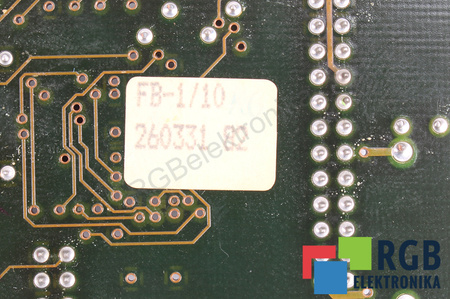 FB-1/10 ELAU SUGEDĘS – DALIMS