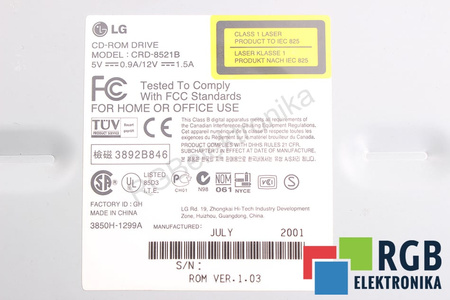 CRD-8521B LG CD-ROM DISKAS