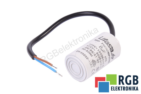 KONDENSATORIUS 8UF 425/475V LIFASA MKPF1M40080PMINIO 8UF, 475V