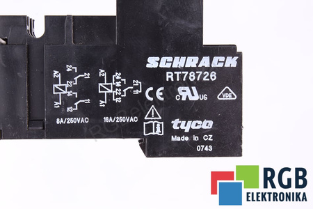 RT78726 SCHRACK RELĖS BAZĖ