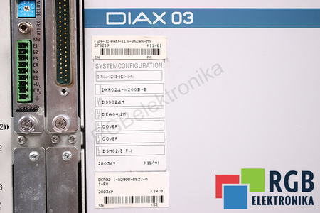 DKR02.1-W200B-BE23-01-FW INDRAMAT FWA-DIAX03-ELS-05VRS-MR DIAX03