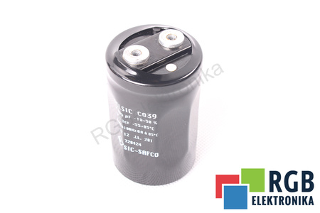 KONDENSATORIUS 4700UF 100V SIC-SAFCO FELSIC C039 KONDENSATORIUS