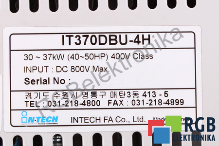 IT370DBU-4H IN-TECH 30-37KW 800VDC