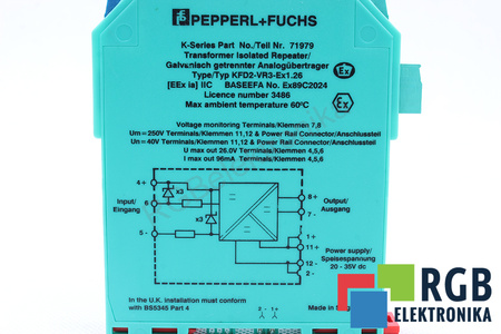 KFD2-VR3-EX1.26 PEPPERL FUCHS