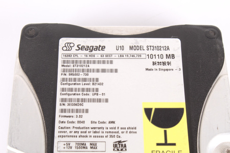 ST310212A SEGATE 10 GB