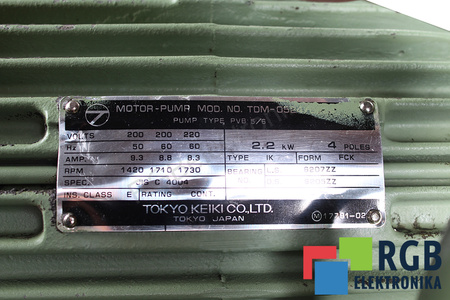 TDM-052 TOKYO KEIKI TYPE PVB 5/6