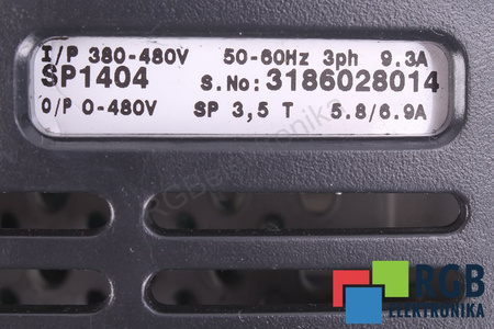 SP1404 CONTROL TECHNIQUES UNIDRIVE SP140